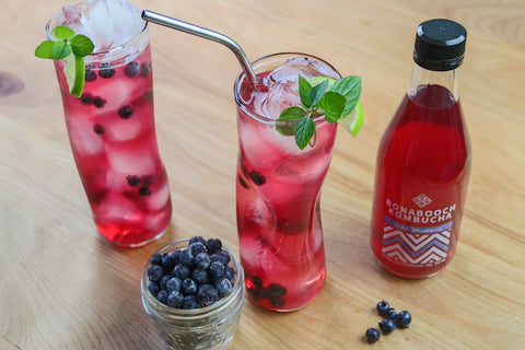Bonabooch Kombucha Blue Mojito Cocktail