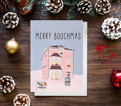 Merry Boochmas Greeting Cards